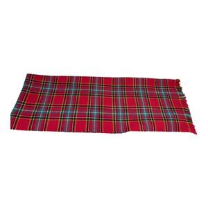 Pink Plaid Scarf Tartan Plaid Soft Big 84" x 27"